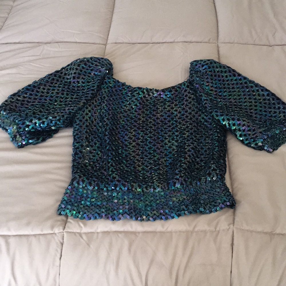 Sequined top
